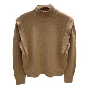 Isabel Marant Camel Mock Neck Sweater
